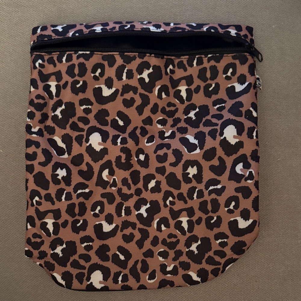 MarleyLily Leopard Print Toiletry Bag